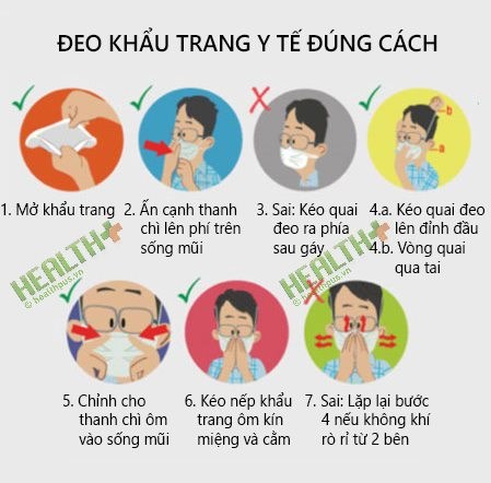 Đeo khẩu trang nơi công cộng
